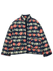 Women's casual loose printed quilted jacket - 808Lush