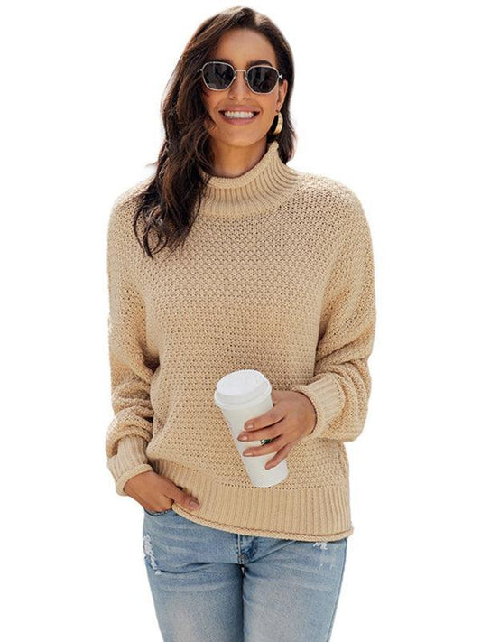 Women's loose long sleeve thermal sweater top - 808Lush