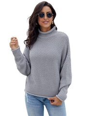 Women's loose long sleeve thermal sweater top - 808Lush