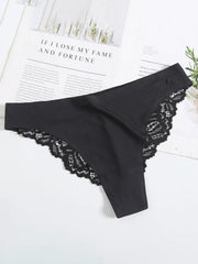 Women's low waist lace sexy seamless panties - 808Lush