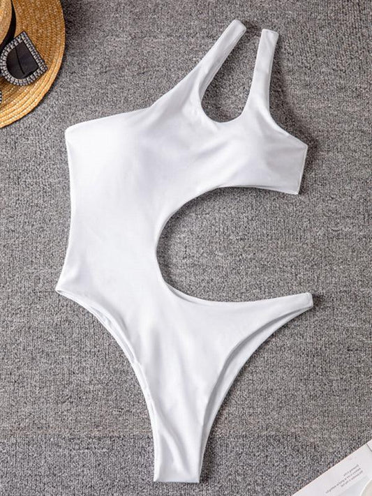 Women's sexy printed off-shoulder bikini - 808Lush