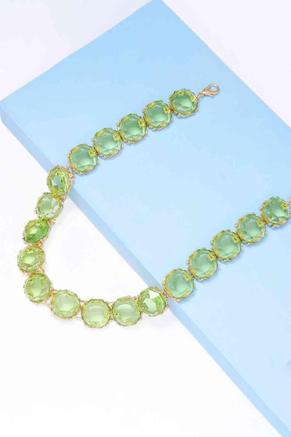 Zinc Alloy Resin Necklace - 808Lush