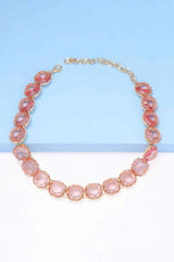 Zinc Alloy Resin Necklace - 808Lush