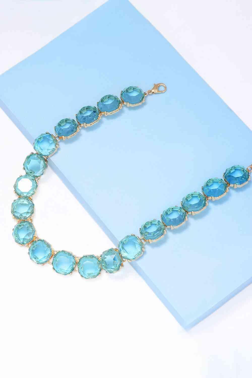 Zinc Alloy Resin Necklace - 808Lush