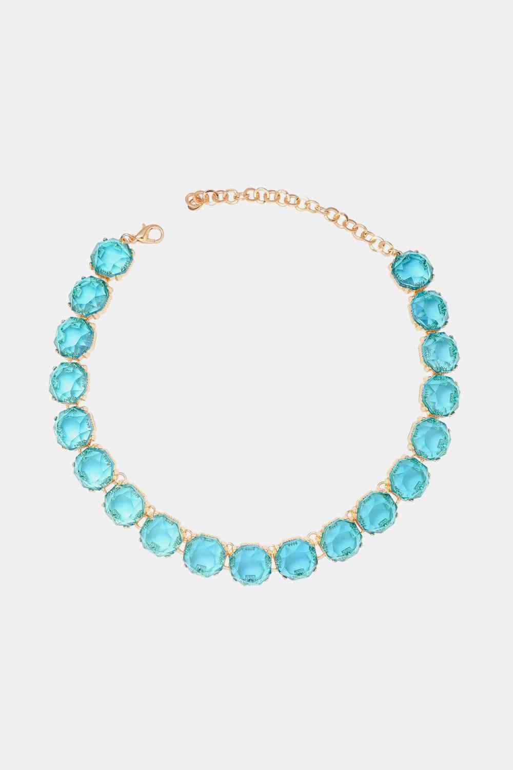 Zinc Alloy Resin Necklace - 808Lush