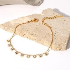 Zircon 18K Gold-Plated Necklace - 808Lush