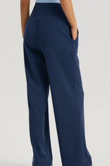 Straight Leg Sports Pants with Pockets - 808Lush