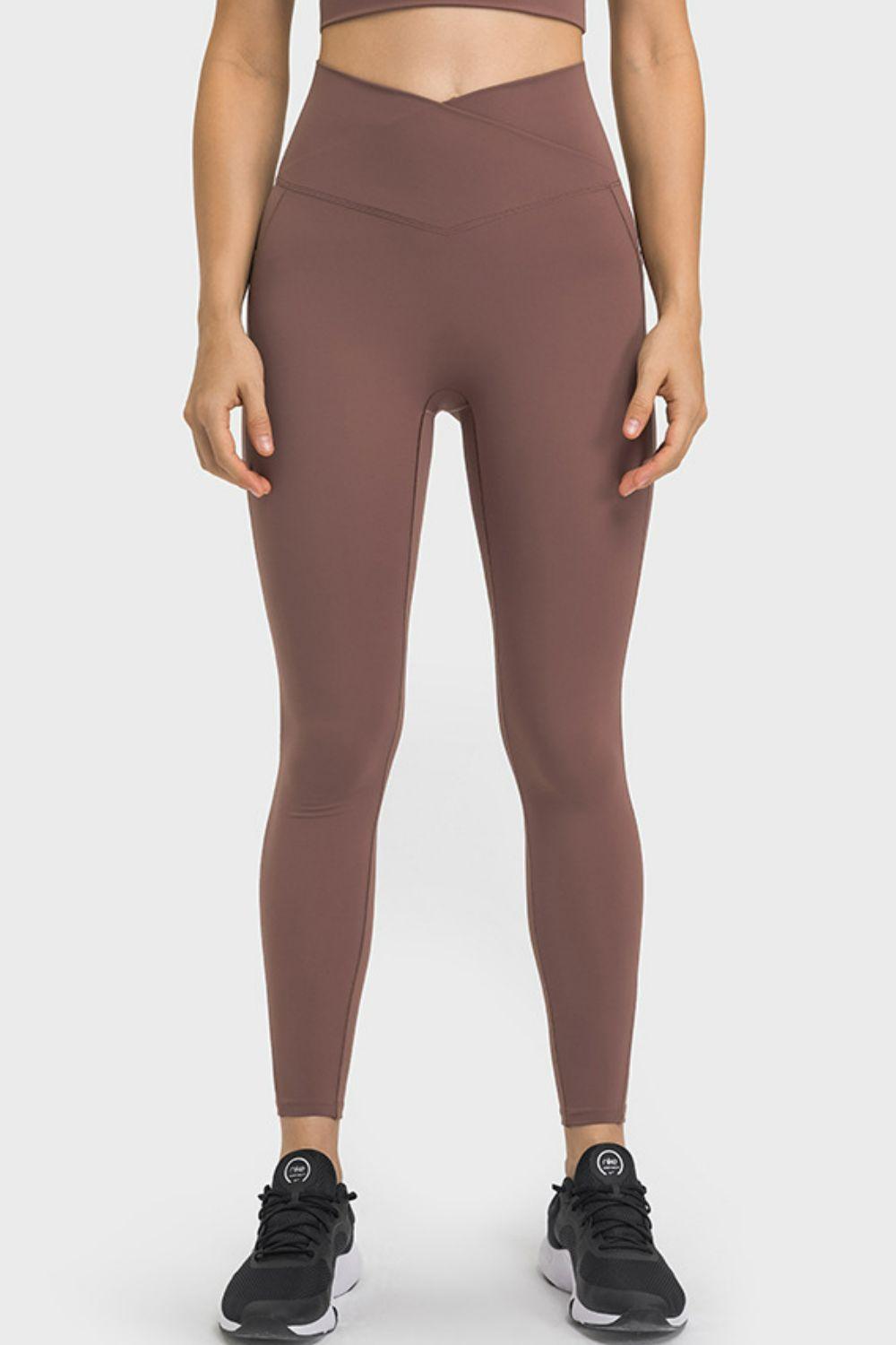 V-Waist Yoga Leggings with Pockets - 808Lush