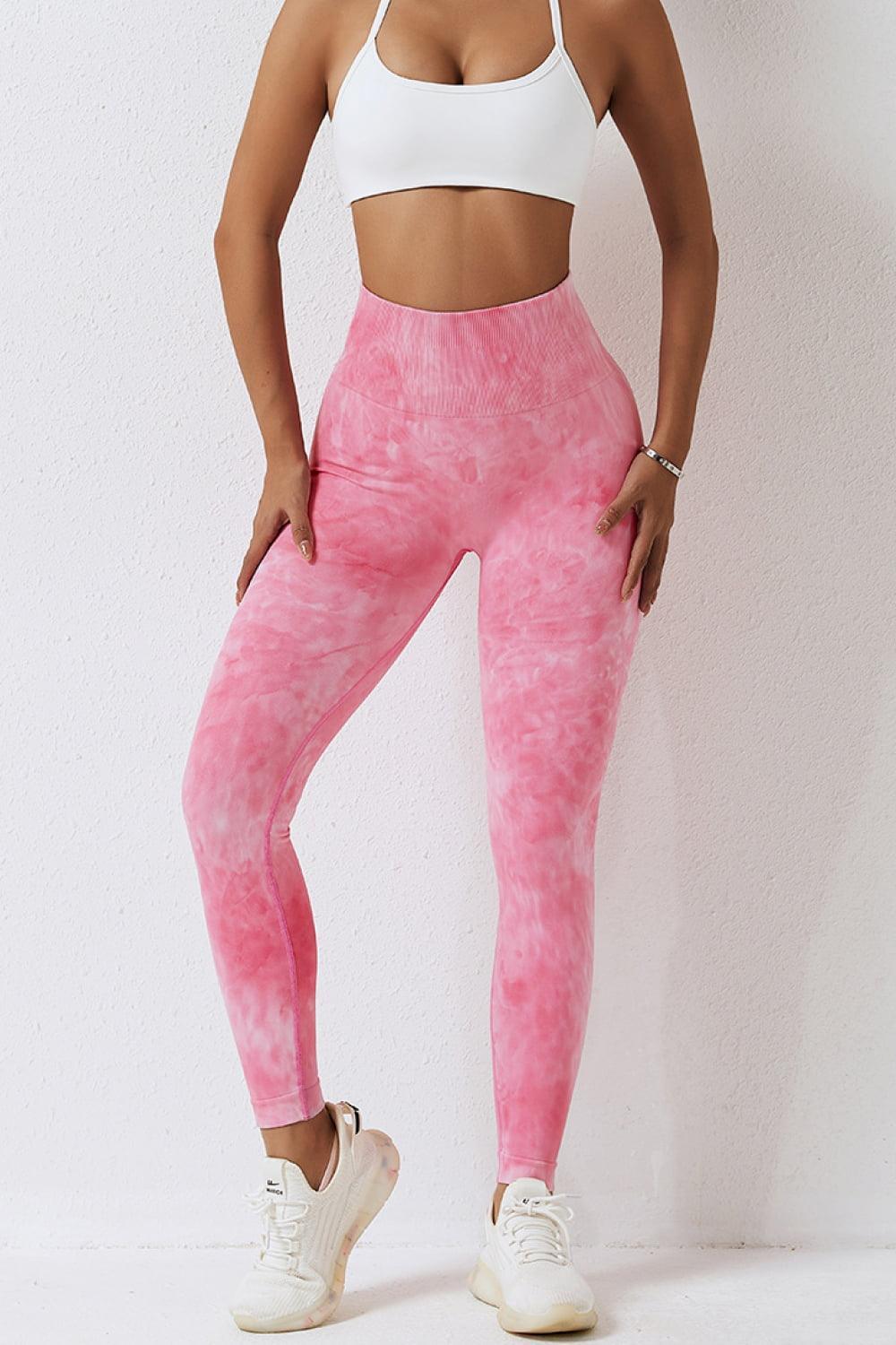 High Waist Tie-Dye Long Sports Pants - 808Lush