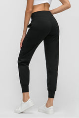 Wide Waistband Slant Pocket Pants - 808Lush