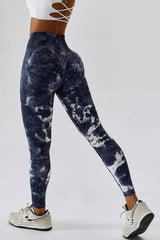 High Waist Tie-Dye Long Sports Pants - 808Lush