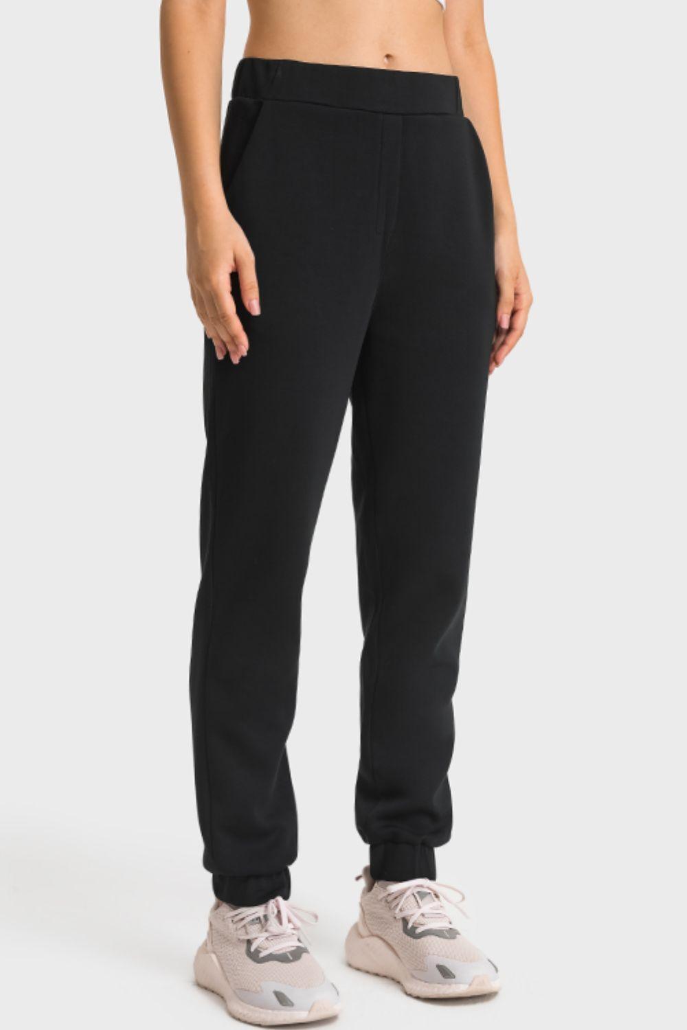 Pull-On Joggers with Side Pockets - 808Lush