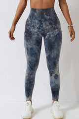 High Waist Tie-Dye Long Sports Pants - 808Lush