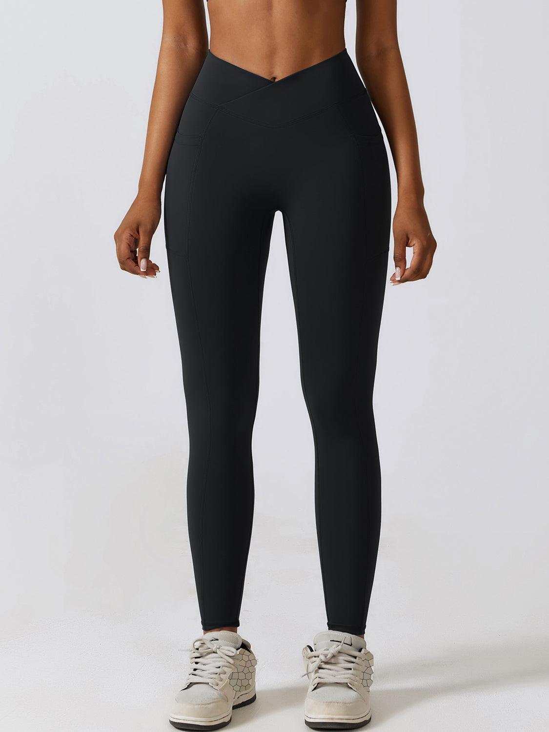 Wide Waistband Active Leggings - 808Lush