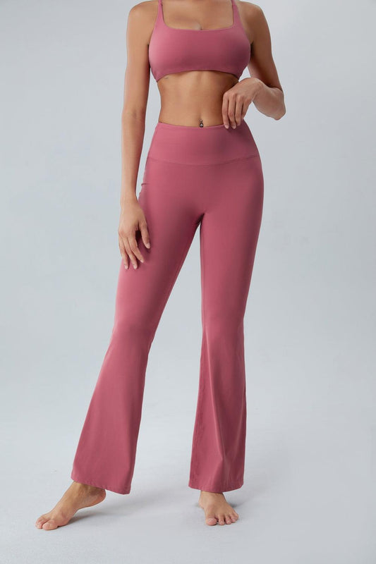 Ruched High Waist Active Pants - 808Lush