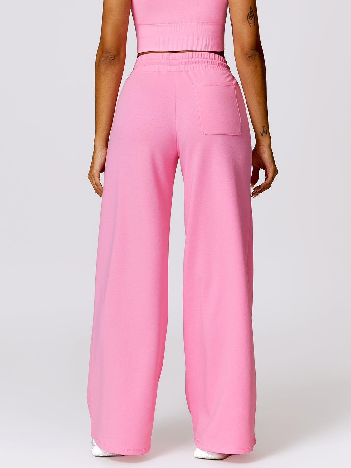 Drawstring High Waist Active Pants - 808Lush