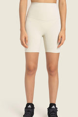 Seamless High-Rise Wide Waistband Biker Shorts - 808Lush