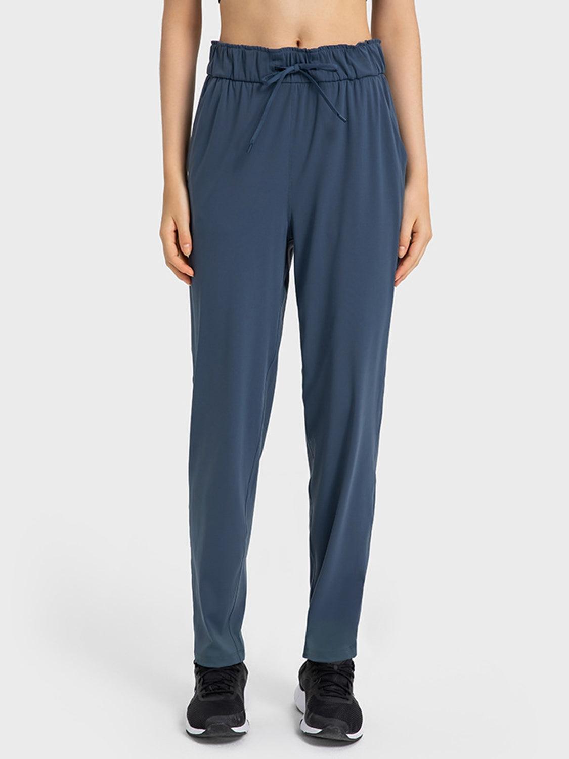 Drawstring Sport Pants with Pockets - 808Lush