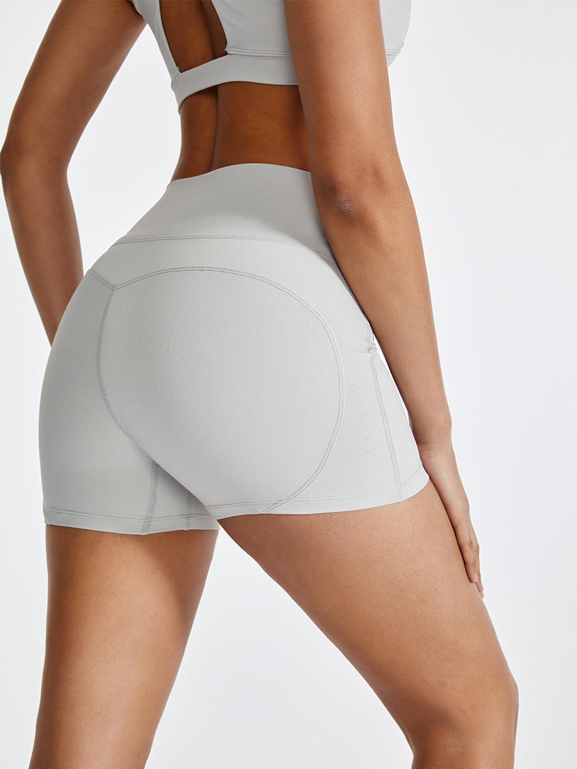 High Waist Active Shorts - 808Lush