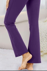 Pocketed High Waist Active Pants - 808Lush