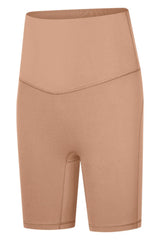 Seamless High-Rise Wide Waistband Biker Shorts - 808Lush