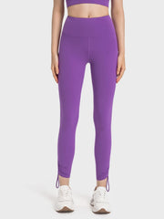 Drawstring High Waist Active Pants - 808Lush