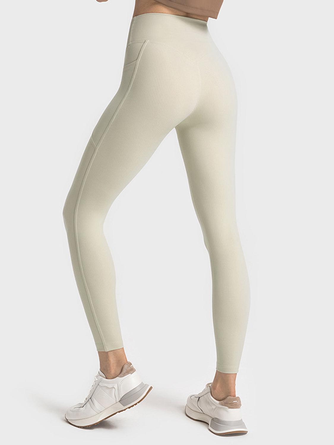 Wide Waistband Active Leggings - 808Lush