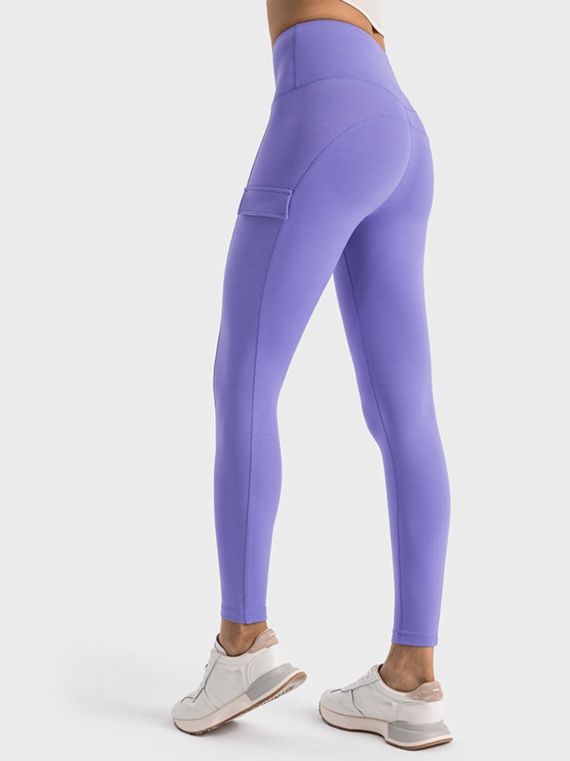 Wide Waistband Sports Leggings - 808Lush