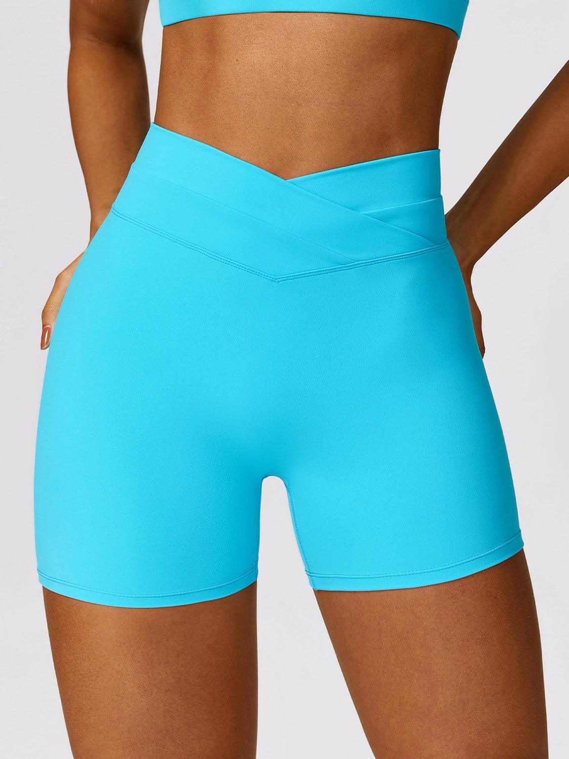 High Waist Active Shorts - 808Lush