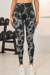 Tie-Dye High Waist Active Leggings - 808Lush