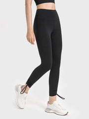 Drawstring High Waist Active Pants - 808Lush