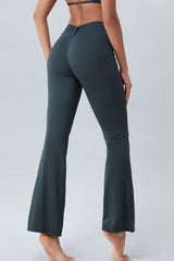 Ruched High Waist Active Pants - 808Lush