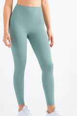 Highly Stretchy Elastic Waistband Pocket Yoga Leggings - 808Lush