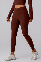 High Waist Active Leggings with Pockets - 808Lush