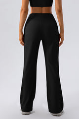 High Waist Straight Active Pants - 808Lush