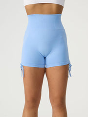 Drawstring High Waist Active Shorts - 808Lush