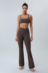 Ruched High Waist Active Pants - 808Lush