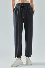 Tie Waist Sports Pants - 808Lush