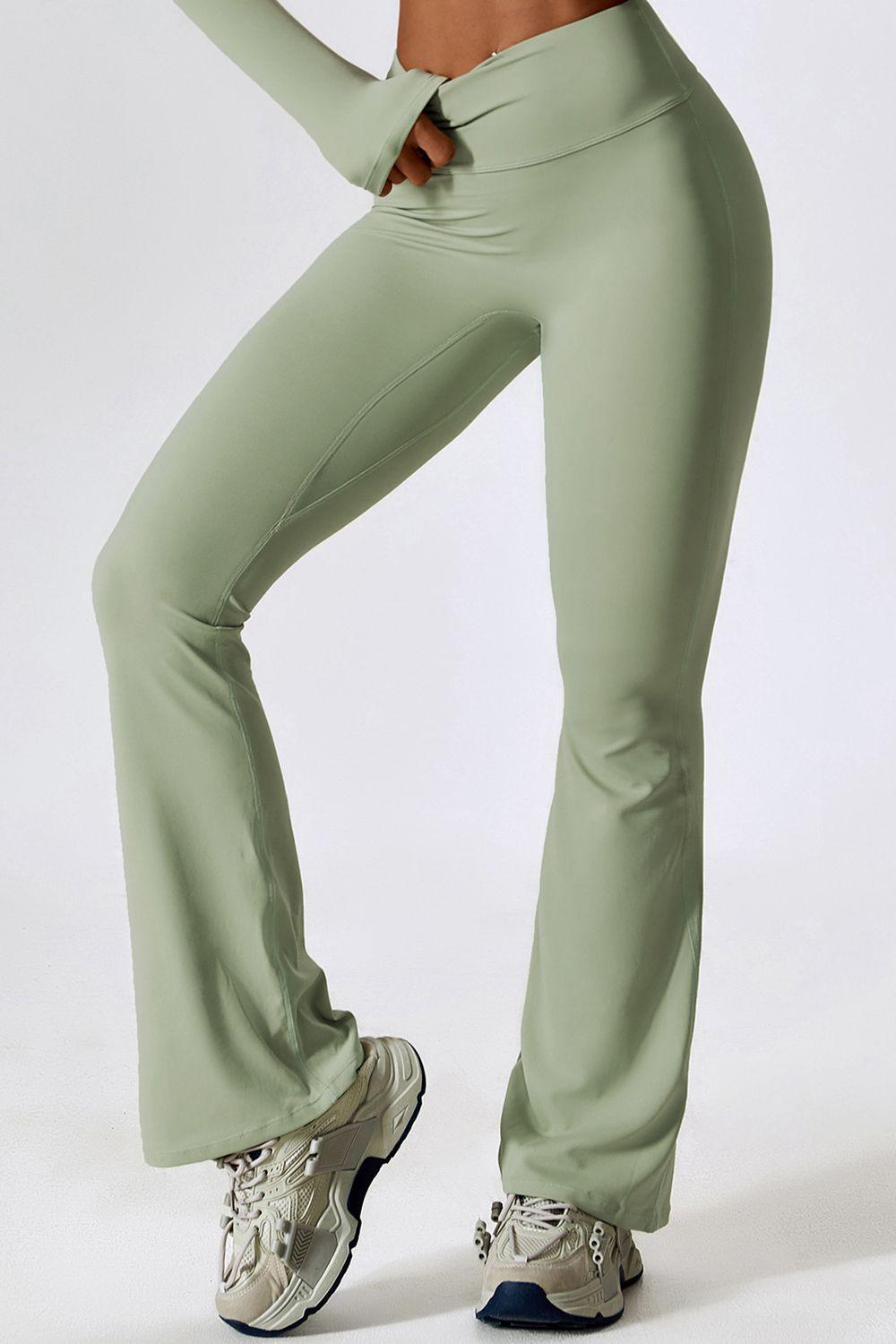 Wide Waistband Sports Pants - 808Lush