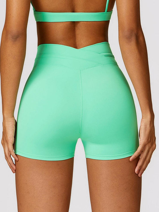 High Waist Active Shorts - 808Lush