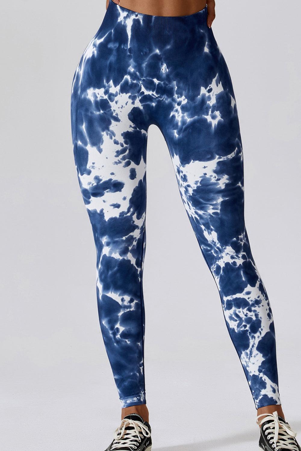 High Waist Tie-Dye Long Sports Pants - 808Lush