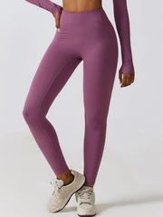 Wide Waistband High Waist Sports Pants - 808Lush