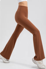 High Waist Straight Active Pants - 808Lush