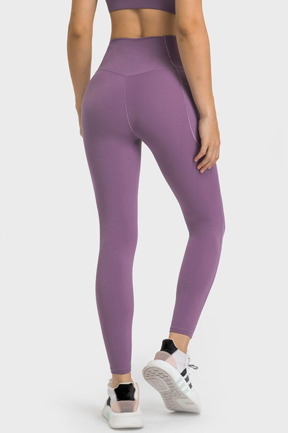 V-Waist Yoga Leggings with Pockets - 808Lush