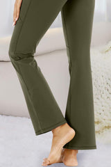 Pocketed High Waist Active Pants - 808Lush