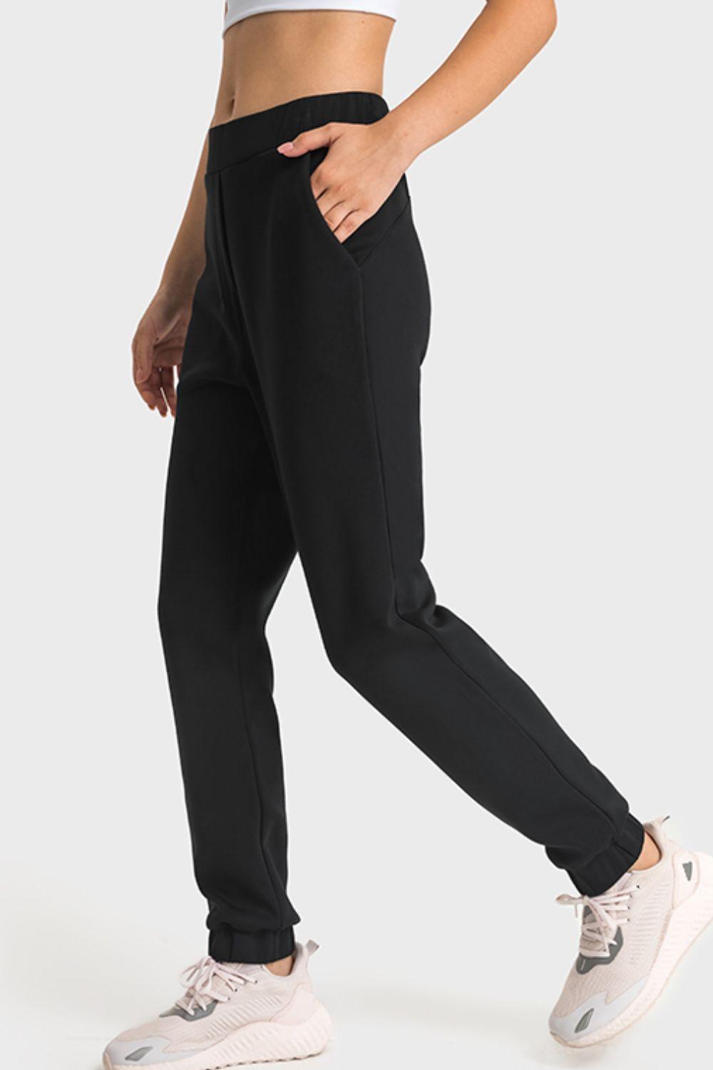 Pull-On Joggers with Side Pockets - 808Lush