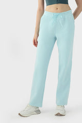 Drawstring Waist Sports Pants with Pockets - 808Lush