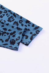 Leopard Print Wide Waistband Leggings - 808Lush