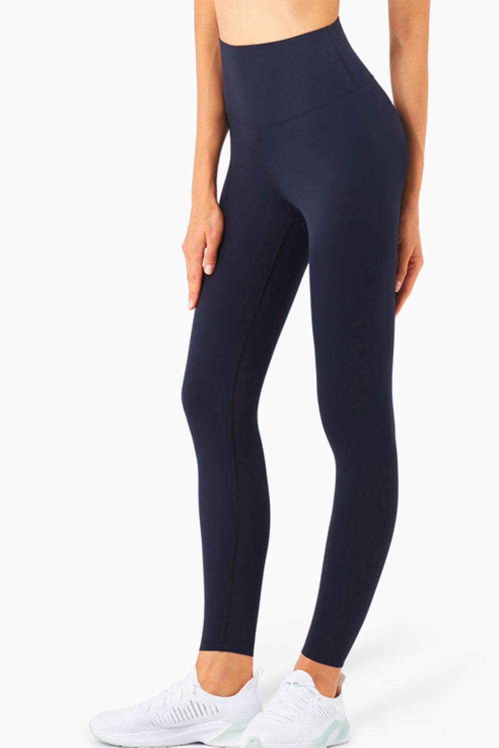 Ankle-Length High-Rise Yoga Leggings - 808Lush