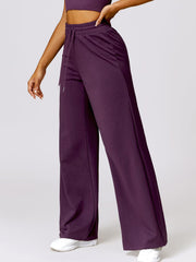 Drawstring High Waist Active Pants - 808Lush